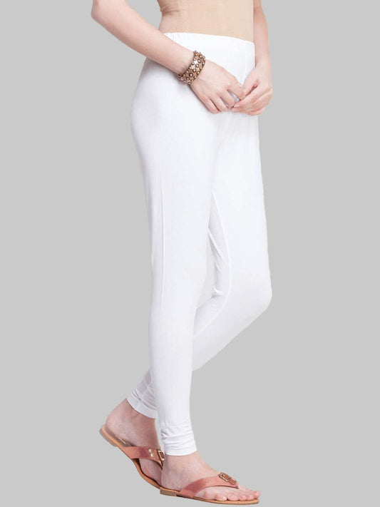 Dollar Missy Women’s Cotton Ankle Length Leggings - White