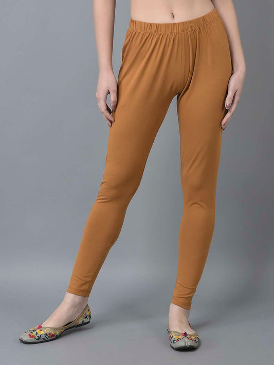 Dollar Missy Women’s Cotton Ankle Length Leggings - Biscuit