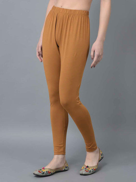 Dollar Missy Women’s Cotton Ankle Length Leggings - Biscuit