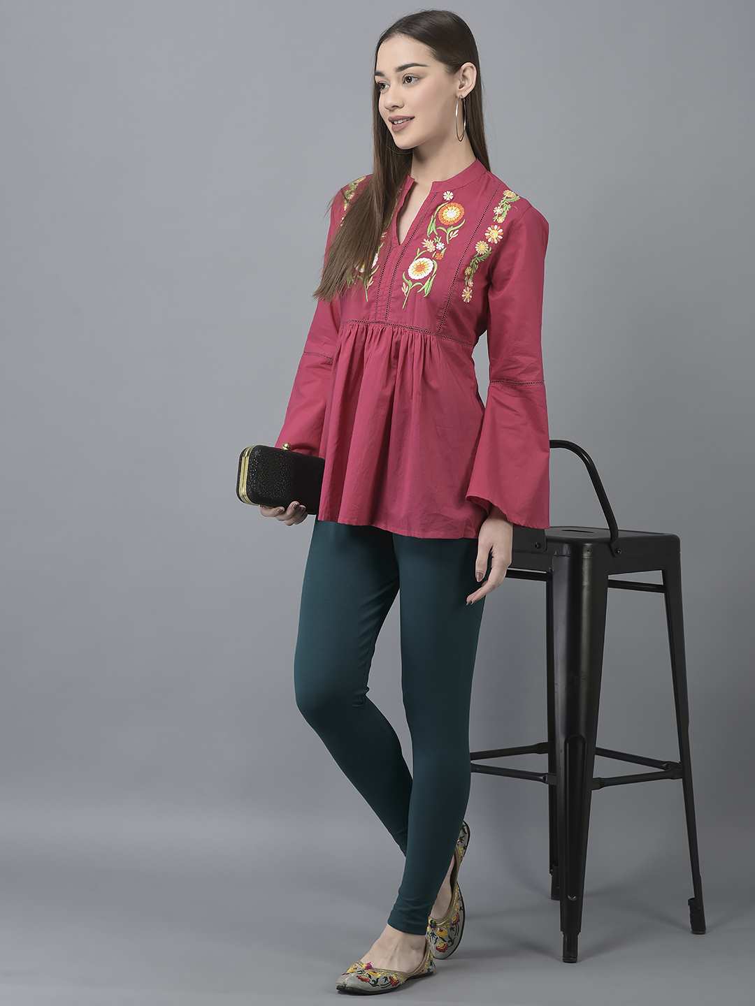 Dollar Missy Women’s Cotton Ankle Length Leggings - B. Green