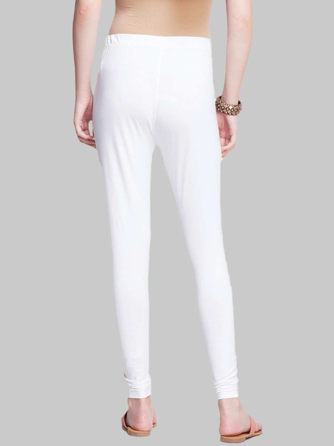 Dollar Missy Women’s Cotton Ankle Length Leggings - White