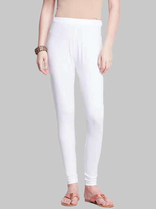 Dollar Missy Women’s Cotton Ankle Length Leggings - White