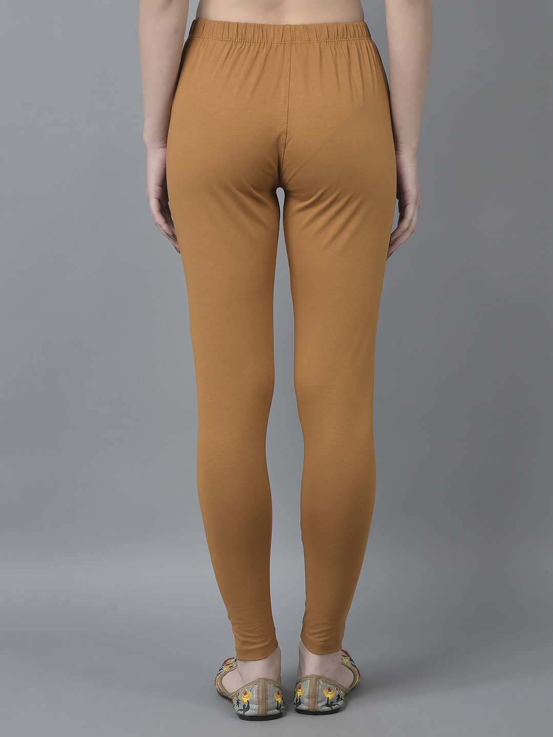 Dollar Missy Women’s Cotton Ankle Length Leggings - Biscuit