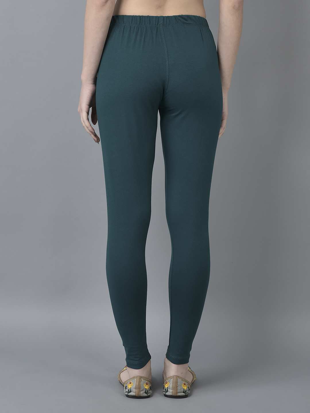 Dollar Missy Women’s Cotton Ankle Length Leggings - B. Green