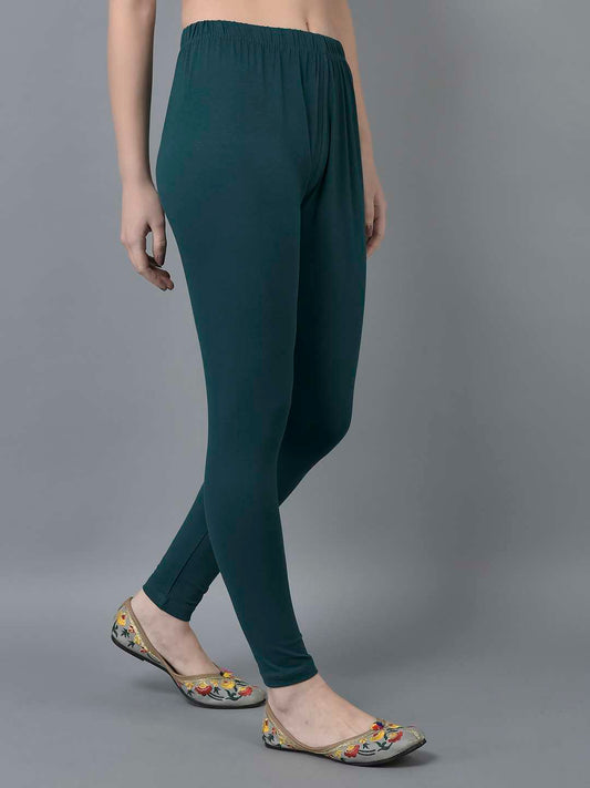 Dollar Missy Women’s Cotton Ankle Length Leggings - B. Green