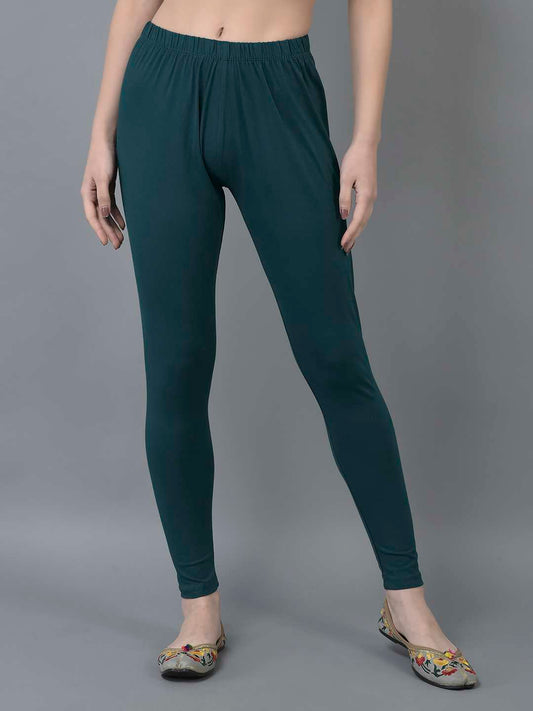 Dollar Missy Women’s Cotton Ankle Length Leggings - B. Green