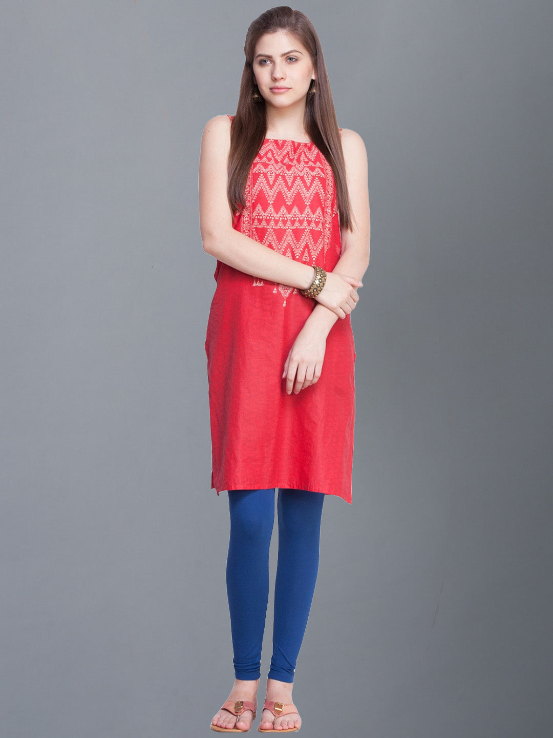 Dollar Missy Women’s Cotton Ankle Length Leggings - Navy Blue