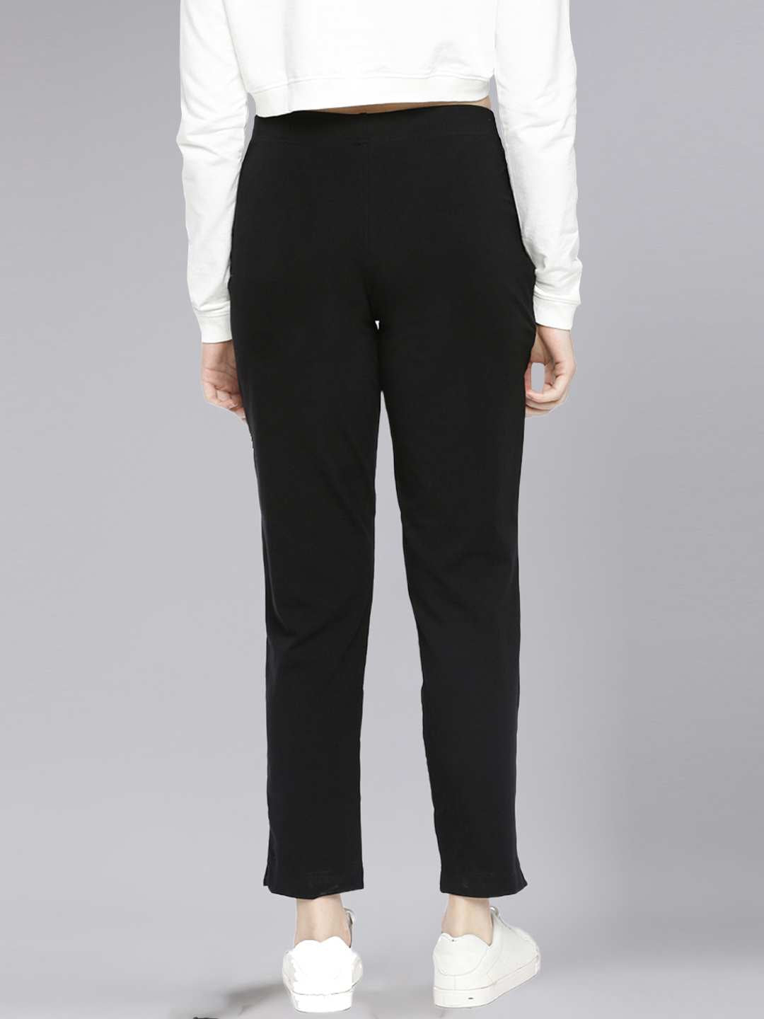 Dollar Missy Women’s Cotton Four Way Kurti Pant - Black