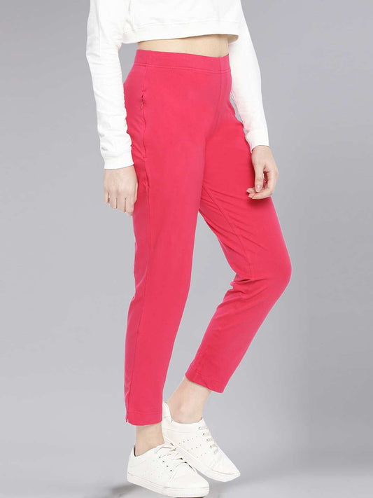 Dollar Missy Women’s Cotton Four Way Kurti Pant - Light Pink