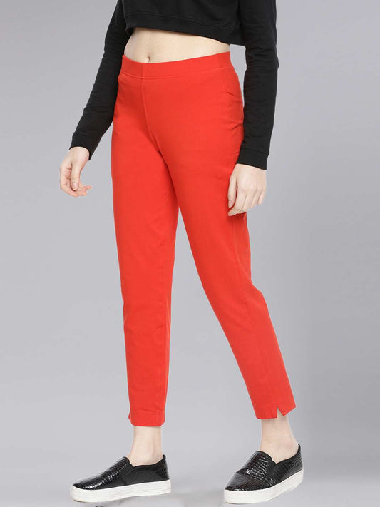 Dollar Missy Women’s Cotton Four Way Kurti Pant - Mari Gold